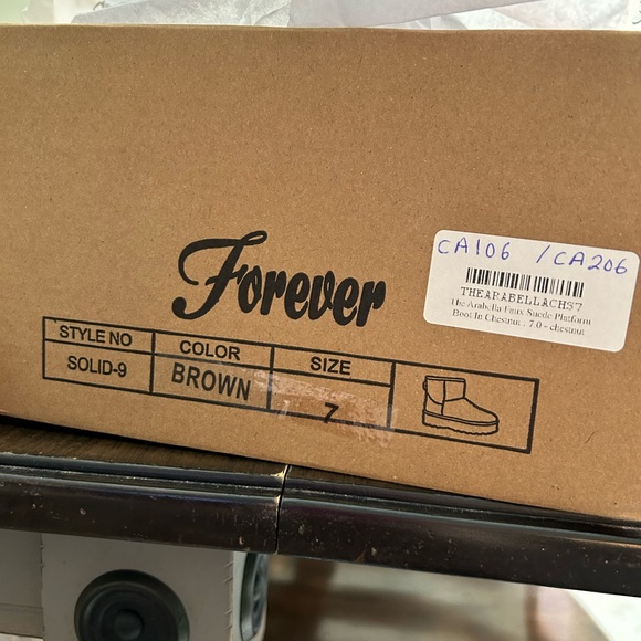 Forever platform fur bootie - Picture 8 of 8